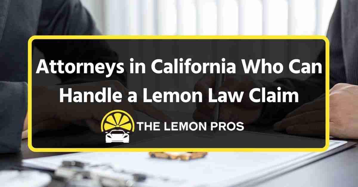 attorneys in california who can handle a lemon law claim beverly hills